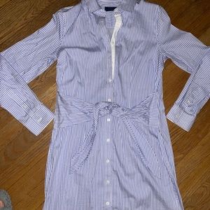 Untuckit button down dress